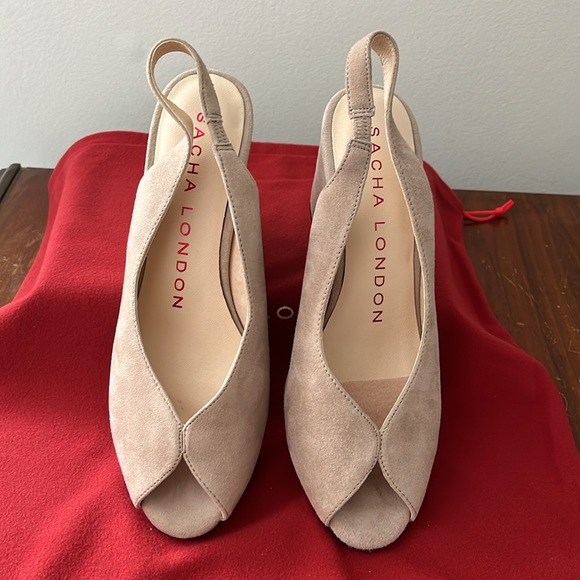 Sacha London suede sling back heels. Never worn, 3” heel, bought 1 year ago. - Picture 5 of 5